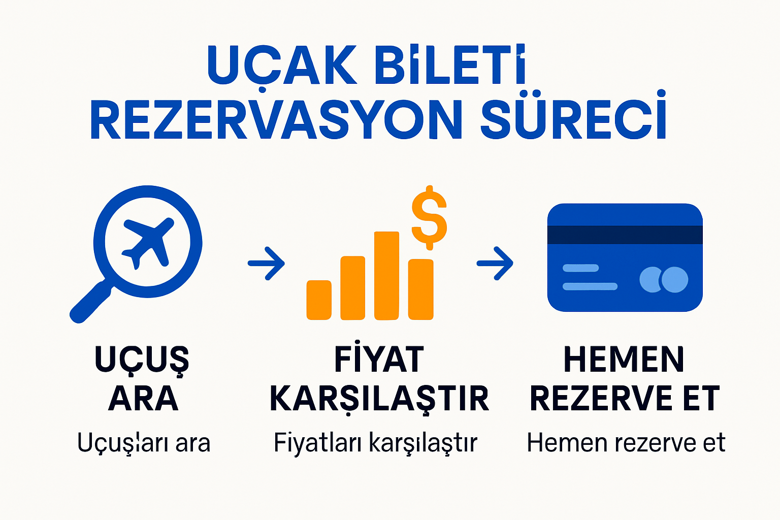 Uçak Bileti Rezervasyon Süreci